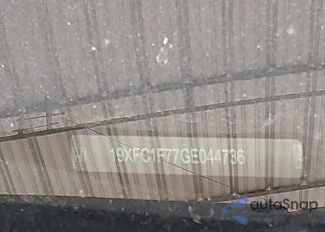 2016 Honda Civic Ex-L from USA, damaged, VIN 19XFC1F77GE044736